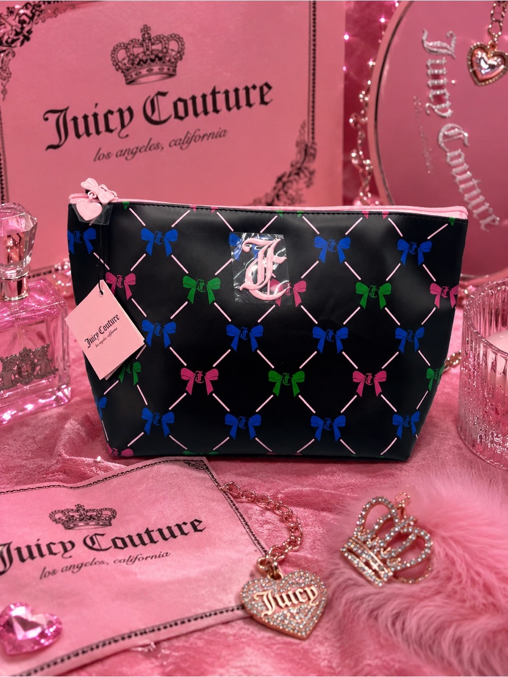 Juicy couture cosmetics bag
